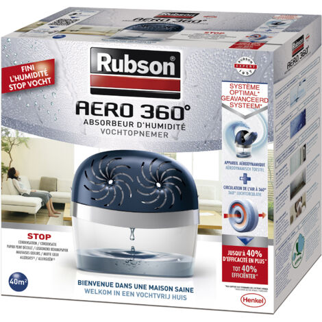 Rubson AERO 360° Absorbedor de humedad para habitaciones de hasta 40 m²