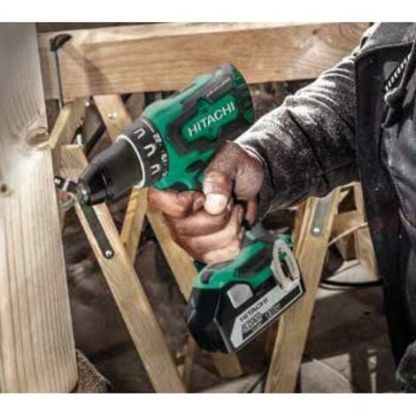 HIKOKI 18V 5.0Ah Taladro atornillador percutor 70Nm - 2 baterías + cargador en caja - DV18DBSLWJZ