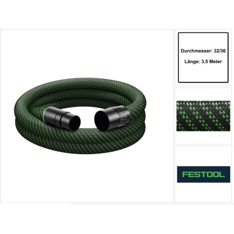 204923 Festool Tubo flexible de aspiración D36/32x3,5m-AS/R