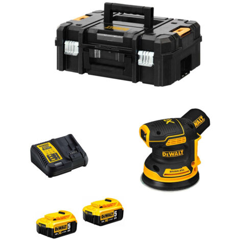 Lijadora rotoorbital DeWalt DCW210P2-QW 18V 125mm 2x5ah baterías