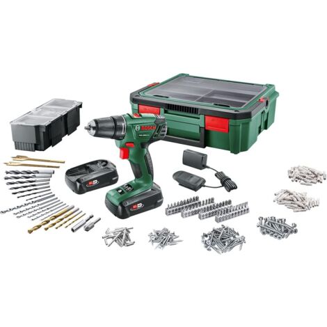 Taladro atornillador Bosch PSR 1800 LI-2 2x1.5Ah (1/5)