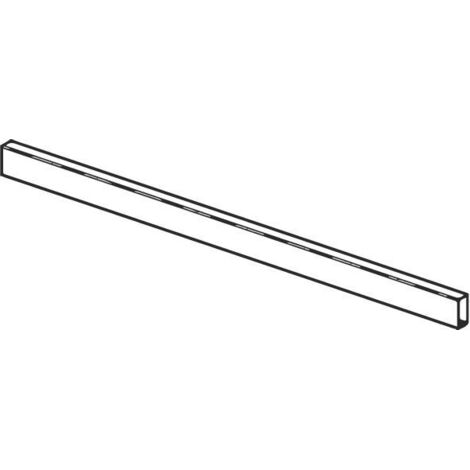 Arcitech HETTICH riel de frente de cajón interno para cortar a medida en aluminio blanco - L.2000 mm - 9182714