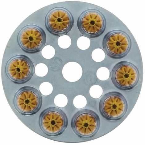 Caja de 10 discos con 10 cargas de polvo 6,3/10 medio Amarillo SPIT - 031700