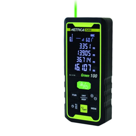 Telémetro láser METRICA Flash Green 100 100m - 61100