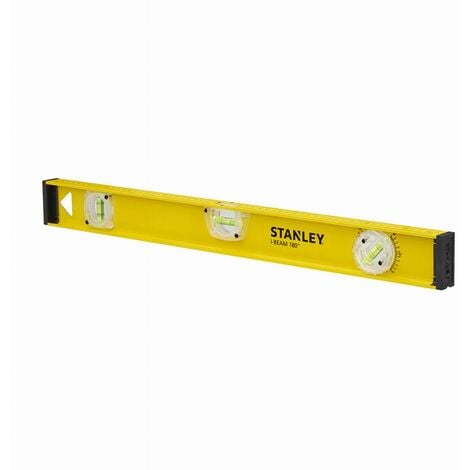 Stanley 0-42-130 Nivel de bolsillo magnético horizontal/vertical, amarillo