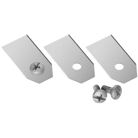 GARDENA Cuchillas de recambio para robot cortacésped Sileno, incluye 9 cuchillas (3 kits) con tornillos de fijación (04087-20)
