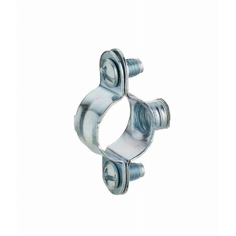 Abrazadera simple de acero galvanizado para tubo NOYON & THIEBAULT - Ø 25 mm Paso de tornillo m7x150 Bolsa 5 unidades - 6625-S5