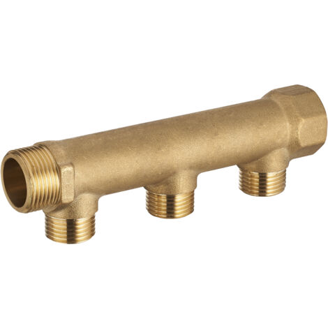 Colector hembra MF3/4' (20x27), 3 salidas macho M1/2' (15x21) separadas 50 mm NOYON & THIEBAULT - 3020-3ET