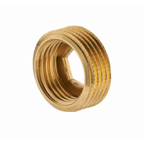 Racor de latón M3/8 (12x17) NOYON & THIEBAULT con tope interior - F1/4 (08x13) - 199-1208L1