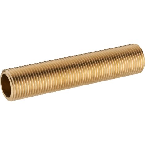 Pasamuros de latón NOYON & THIEBAULT - L 100 mm rosca macho M1/2' (15x21) - 838-15L1