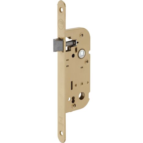 Cerradura de embutir tipo GDF Bec de cane THIRARD Axis 40 - Perno 6 x 9 mm - Bronce - 00012190