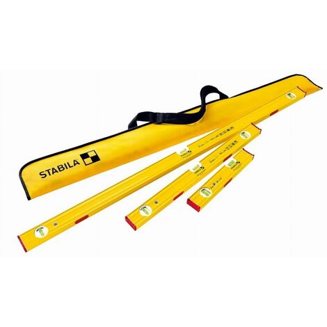 PRO 80 ASM STABILA Juego de nivel magnético 120/ 60/ 30 cm + tapa - 19716