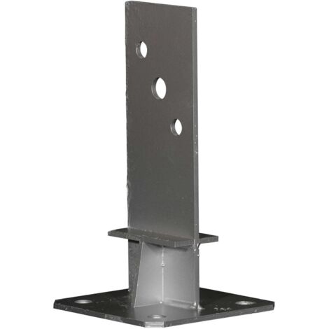 Base de poste en alma de platino PPSDT 44x80mm - espesor 4mm