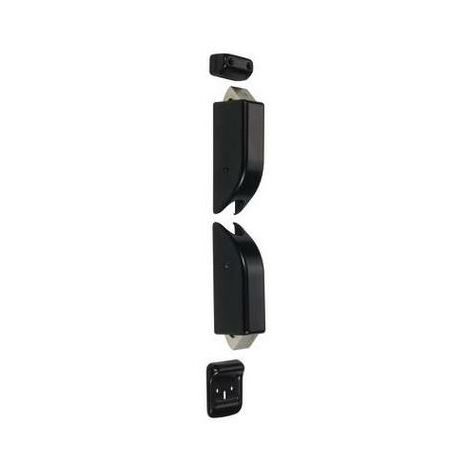 Juego de pernos + tornillos + cerraderos superior e inferior ISEO - No ignífugo - Negro - 9410201505