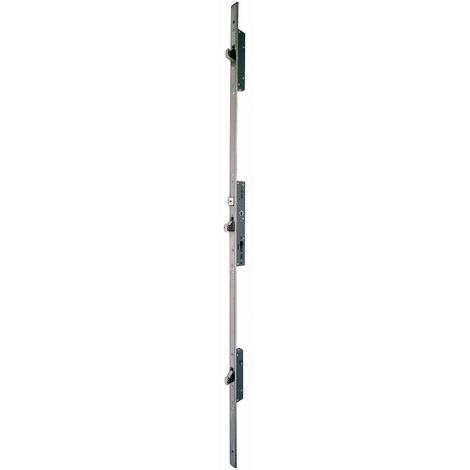 Cerradura 3 puntos Multiblindo Inox ISEO perno reversible - Placa frontal U 1860x24x6 - Pin 35 - 795101352