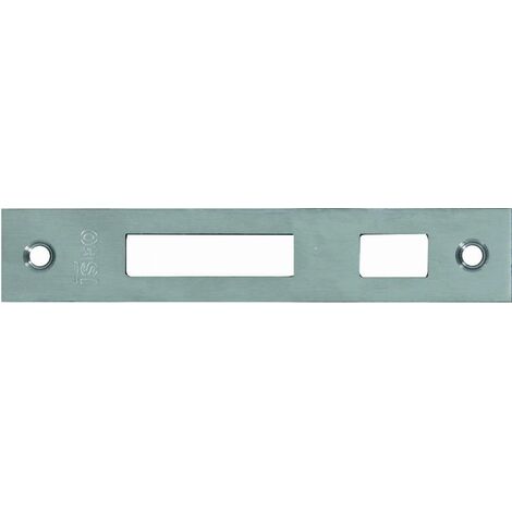 Cerradero para tornillo superior/inferior de acero inoxidable 132x24x3 mm ISEO para Performa - 038220