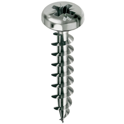 Tornillo MUSTAD Panelvit - Cabeza cilíndrica - PZ2 - Rosca total - Ø4x30mm - Caja de 500 - PVACZC400300C8C