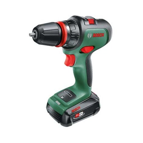 Taladro-destornillador BOSCH Advanced Impact 18 + 3 portabrocas + 2 baterías 2,5 Ah + cargador - 06039B510B