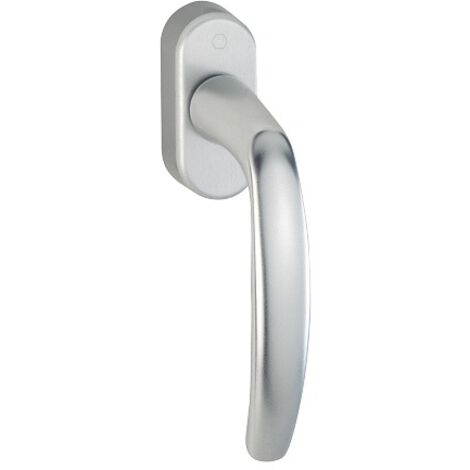 Atlanta Secustik 0530/US952 HOPPE manilla basculante y giratoria - Cuadrado variofit 32/42mm tornillo 45/50mm - Alu aspecto acero inoxidable F9 - 10760927