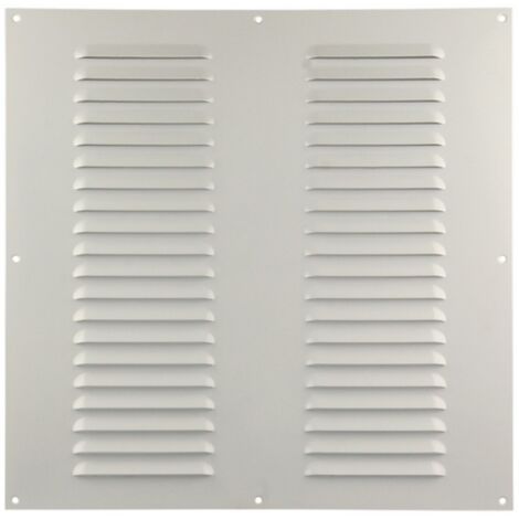 436 Rejilla de lamas RENSON 400 x 400 mm - Blanco - 44004006