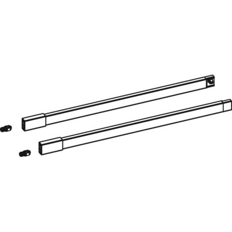 Juego de barandillas longitudinales ArciTech 9149292NL 650mm blanco (1/2)
