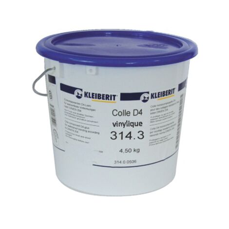 KLEIBERIT 314.3 Adhesivo vinílico monocomponente D4 - cubo de 4,5 kg - 314.3.0567