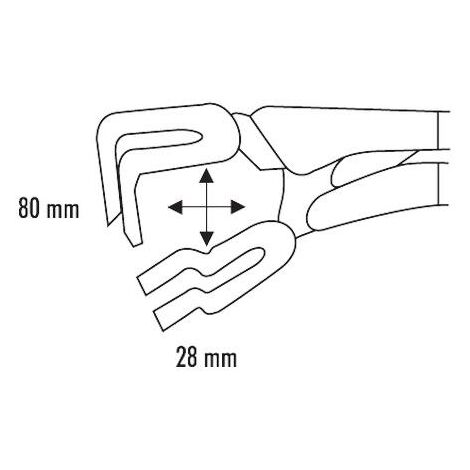 Pince-etau pour rond - FACOM 503
