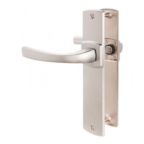 Juego de puerta Muze BEZAULT - Distancia entre ejes 195mm - Cromo terciopelo - Caño 4075/6391 - 086441