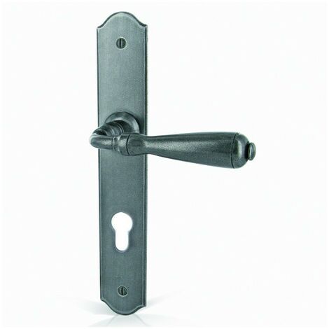Juego de puerta Espalion BRIONNE Hierro patinado - Llave i - 1019442SP