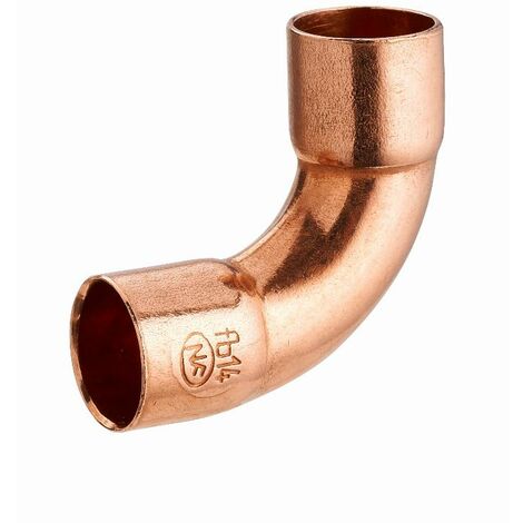 Codo de cobre para soldar 90° doble hembra igual NOYON & THIEBAULT - Ø 14 mm - 942-14L1