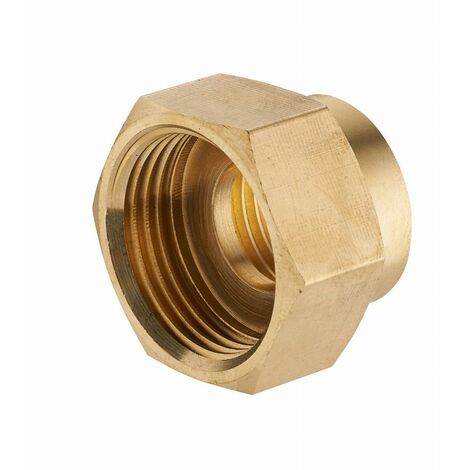Racor hembra doble de latón reducido F3/4' (20x27) NOYON & THIEBAULT - F3/8 (12x17) - 177-2012L1