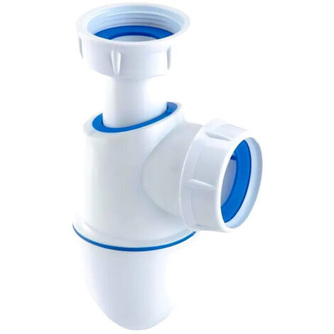 Sifón de fregadero Easyphon bi-inyección ajustable PVC Ø40