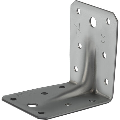 Placa de fijación de esquina friulsider con nervio 70x70x55 - abr70