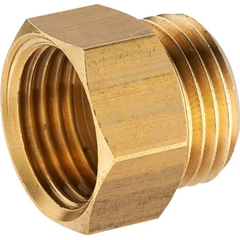 Racor de latón macho hembra igual MF3/8 (12x17) NOYON & THIEBAULT - 167-12L1