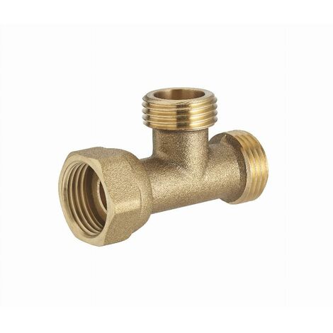 Te de latón con doble tuerca libre hembra MMF1/2' (15x21) NOYON & THIEBAULT - 803740