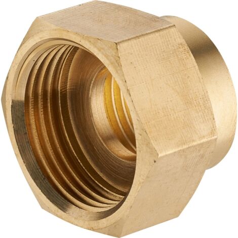 Racor hembra doble de latón reducido F3/4' (20x27) NOYON & THIEBAULT - F1/2' (15x21) - 177-2015L1