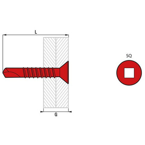 TORNILLO P/PANEL SANDWICH 5.5X60