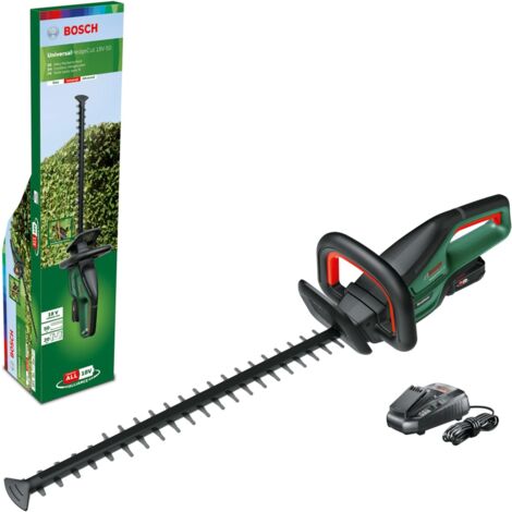 Cortasetos inalámbrico BOSCH UniversalHedgeCut 18V-50 + 1 bat. 2,5Ah-0600849K01