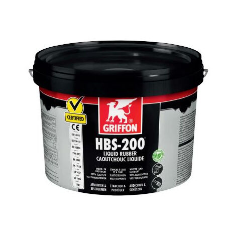 Goma líquida HBS-200 para impermeabilización GRIFFON cubo 5 L - 6308867