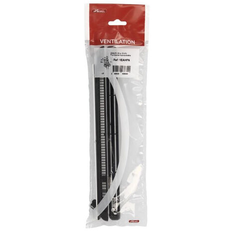 Kit NICOLL doble regulador + deflector + tapa roscada + tornillo 30m³ - negro - 1KHF130N