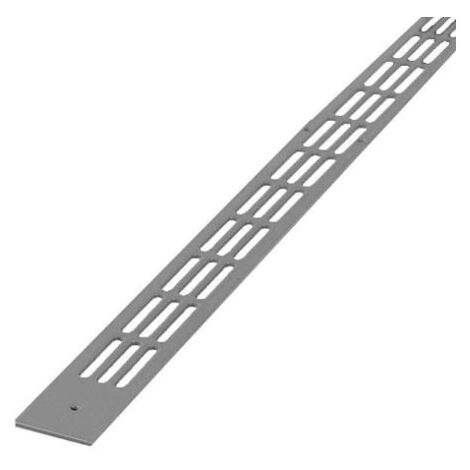 RENSON 478/2 rejilla plana de aluminio - 375 mm - plata F1 - 00047821