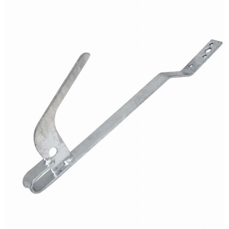 Gancho de seguridad abombado galvanizado DIMOS - 460 x 150 x 30 mm - 1692853