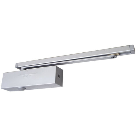 Cierrapuertas GROOM 3400 - Brazo antivandálico - Plata - GR340511