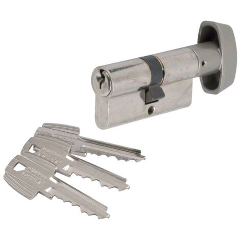 Cilindro de pomo niquelado TE5 TESA 90mm - B45x45mm - 503B4545N