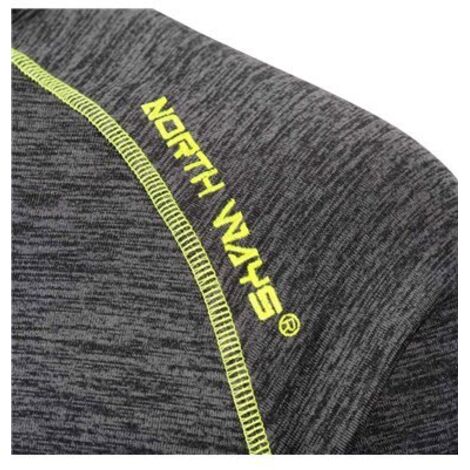Chaqueta - NINE WORTH - LENNY 1505 Gris chiné / Jaune Fluo T.S (1/5)