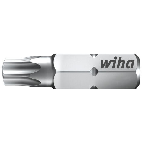 Wiha Bit Standard de 25 mm TORX® de 1/4" C6,3 T25 (01719)