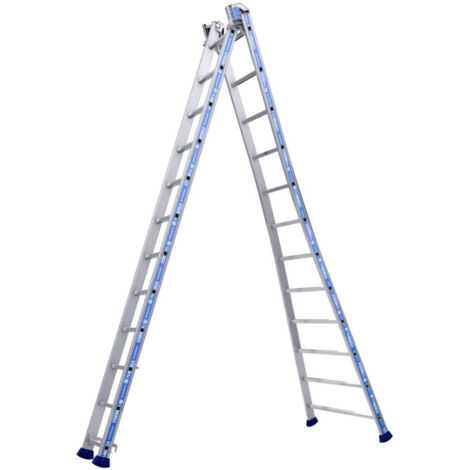 Escalera convertible platinium 2 planos - TUBESCA - 3m48/6m00 - 02442612