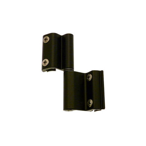 Bisagra Grip+ FAPIM con eje de acero inoxidable de Ø7 mm - Negro 9005 - 9800A37