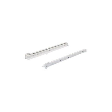 Par de patines FR402 HETTICH - L.600 mm - Capacidad de carga 25 kg - Blanco - 1058350