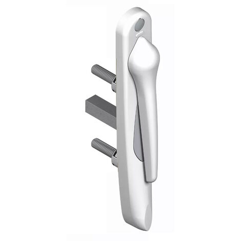 Tirador 20° exterior 5511 LA CROISEE DS - Anchura reducida - Blanco 9016 - Izquierda - DS5511-G086 (1/2)